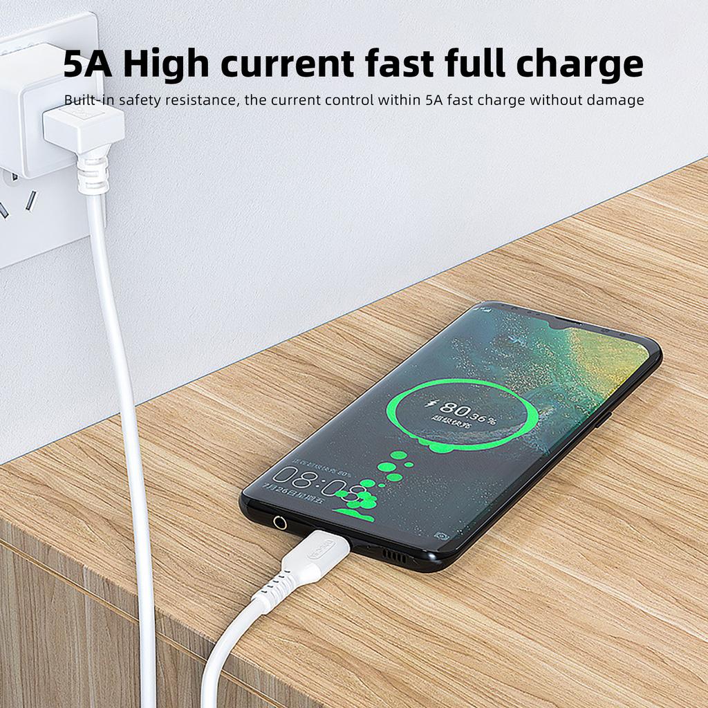 3.2ft/4.9ft Length USB To USB C Interface Power Cord 480Mbps Data Transfer Cable Support 5A Fast Charging for Tablets
