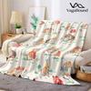 Party Guinea Pig Print Flannel Blanket Warm Soft Halloween Christmas Decorative Couch Warm Cozy All-Season Gift