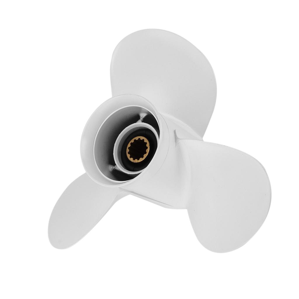 11x15in Outboard Propeller High Thrust 3 Blades 13 Tooth RH Replacement for Yamaha Outboard Engines 25‑60HP