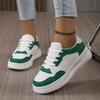 Trendy couple fashion board shoes soft sole comfortable casual sports single shoes lace up light outdoor flats