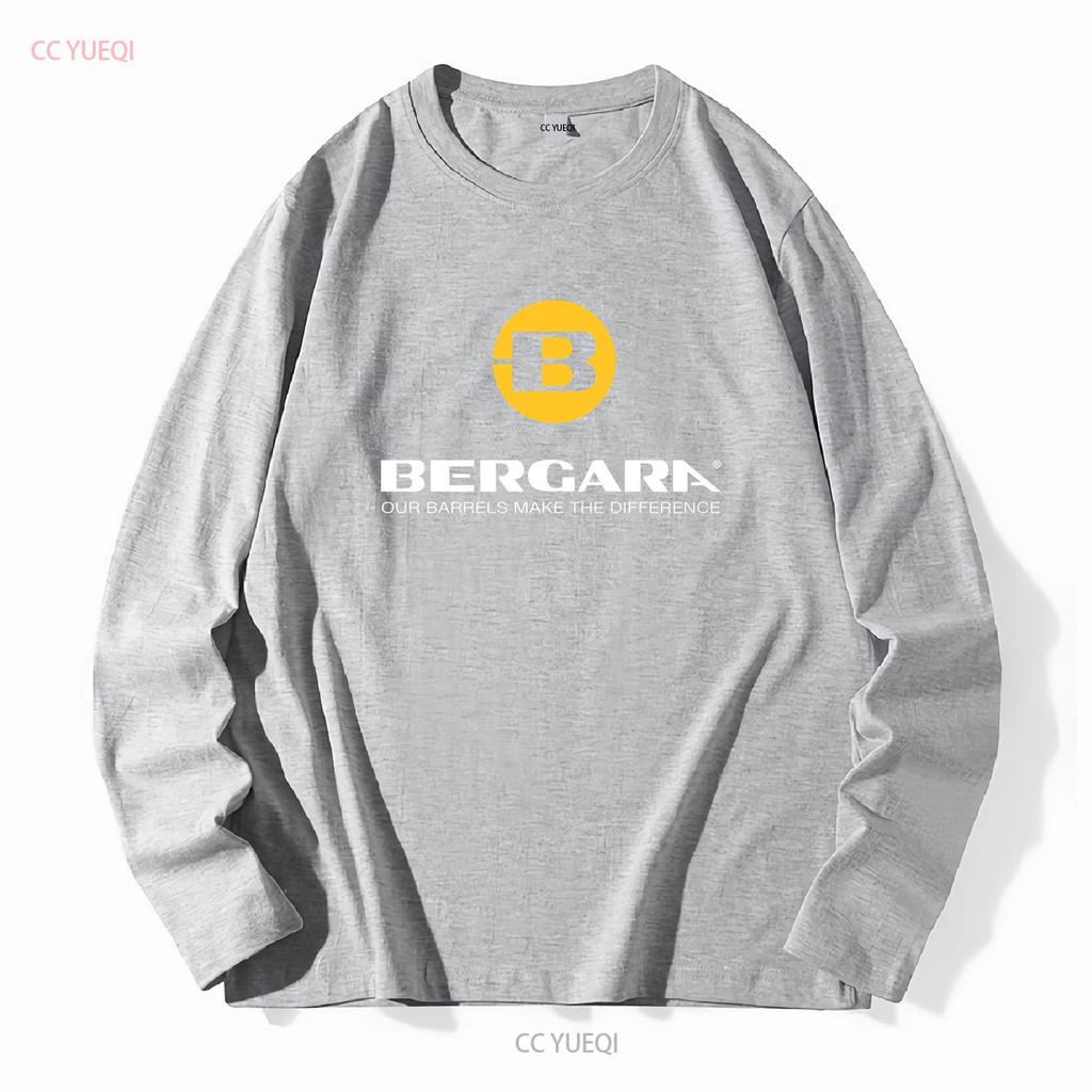 New Bergara Guns Firearms Logo Men's Black T Shirt USA Size S To 5XL Long Sleeves Vintage Washed Breathable Casual Comfortable