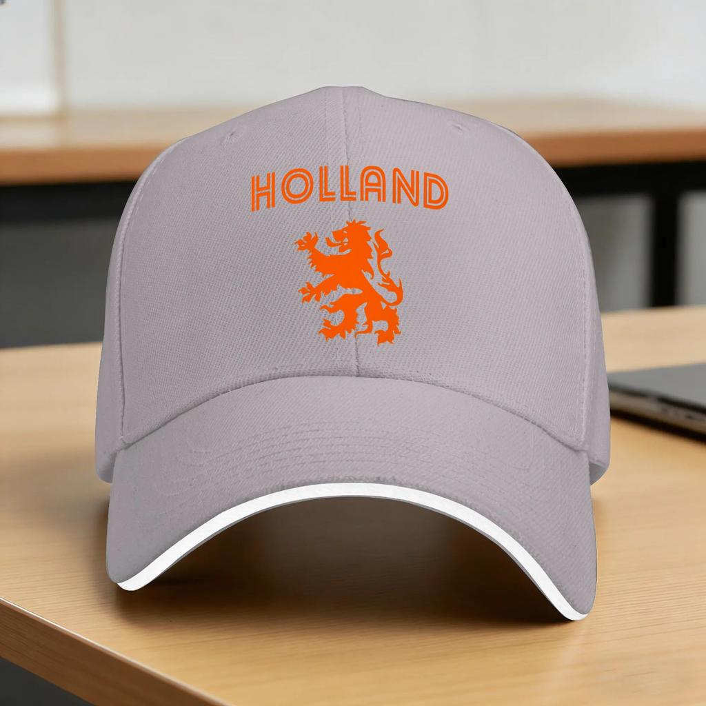 Holland Retro Netherlands Casual Baseball Cap Spring Trucker Hat Sun Running Hip Hop Hats Unisex Unisex Fitted Retro Baseball Caps