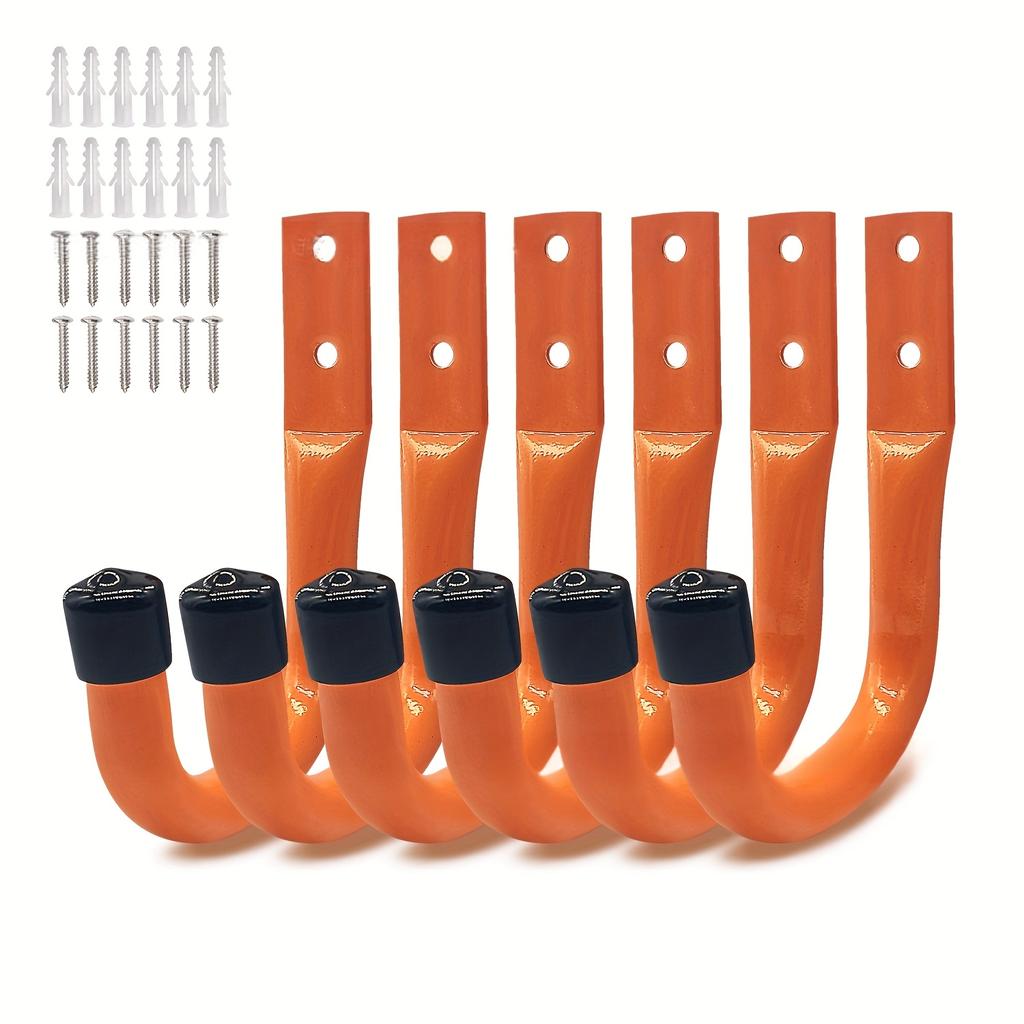 Haki do przechowywania narzędzi garażowych, Haki na rowery, Haki do przechowywania garażowego z pasującymi śrubami