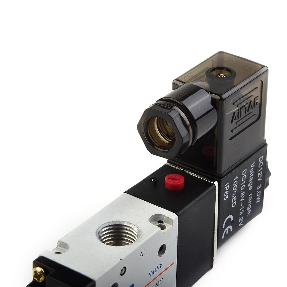 0.15-0.8MPa Solenoid Valve G 1/4 DC 12V 2 Position 1/4 PT Air Pneumatic