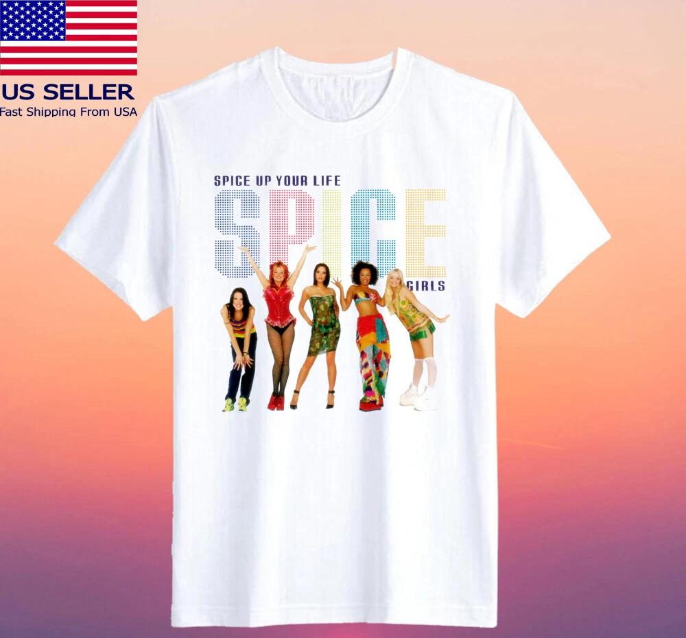 Spice Girls Spice Up Your Life Men s White Size S-5XL S