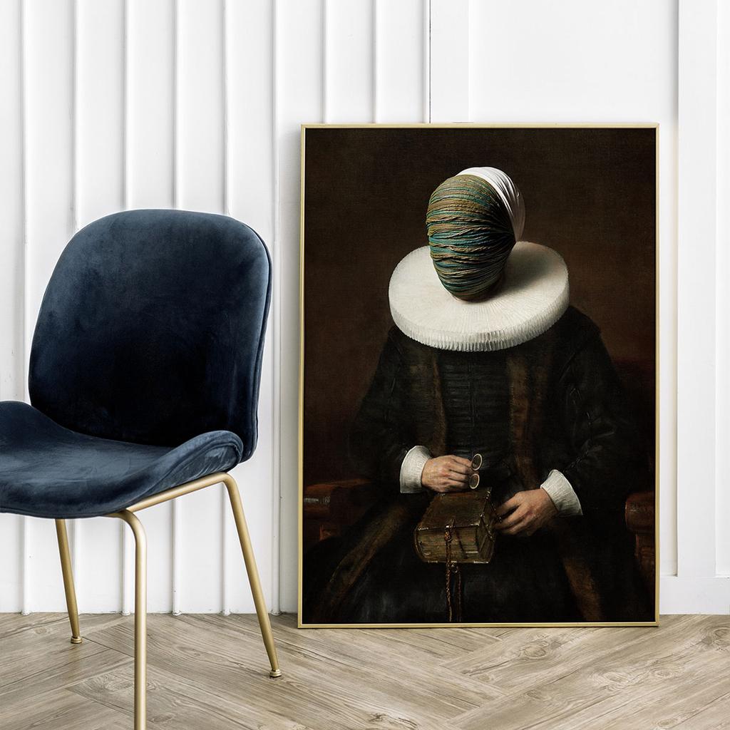 Pop Art Poster Portrait Portraits Rembrandt