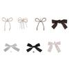 7/14 Piezas Charms para Zapatos de Aleación Adornados con Perlas Clips para Zapatos de Lazo Accesorios de Decoración para Calzado Para Zapatillas Sandalias