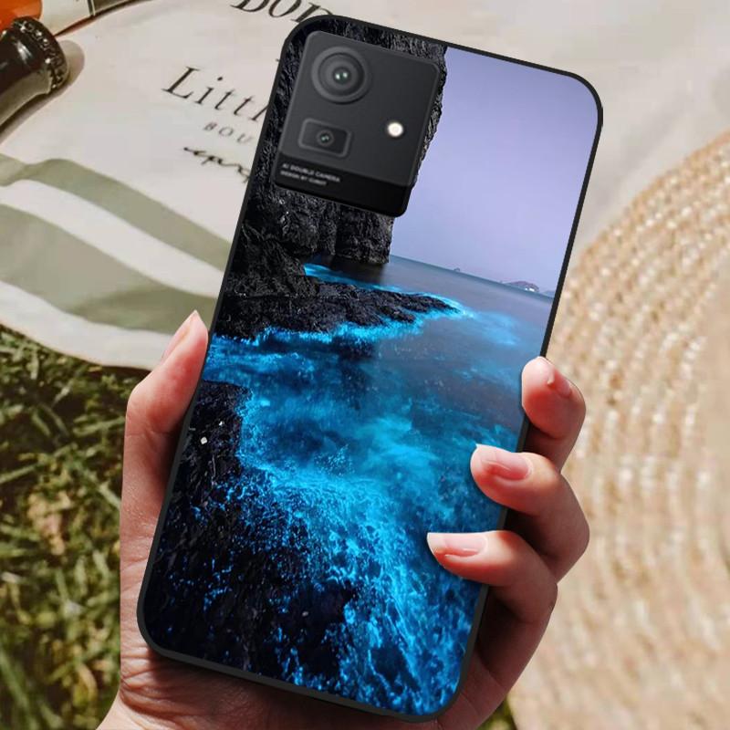 Para Cubot Note 50 Funda Cubot Note50 Fresca Pintada Silicona TPU Suave Cubierta para Cubot Note 50 Fundas Negras Protectoras Carcasas de Teléfono