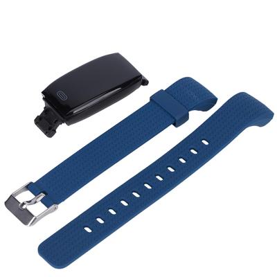 Smart Sports Bracelet Step Count Sport Watch Multifunction Heart Rate Body Temperatureblue