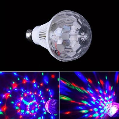 Auto rotierende E27 Kristall Magic Ball DJ Disco Party Licht Bühnenbeleuchtung Effekt Glühbirne Lampe