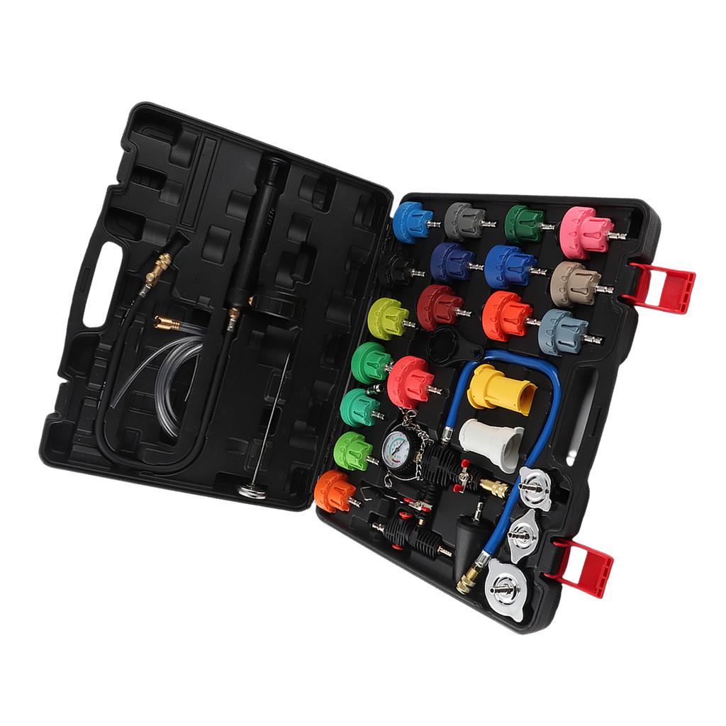 Universal Radiator Pressure Tester Kit Multifunctional Coolant System Cooling Pressure Tester Kit for Automotive