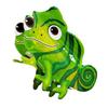 Acrylic Hair Claw Lizard Shaped Fade-Resistant Back Head Hair Clip Anti-slip Design Lightweight Comfortable Hair Claw