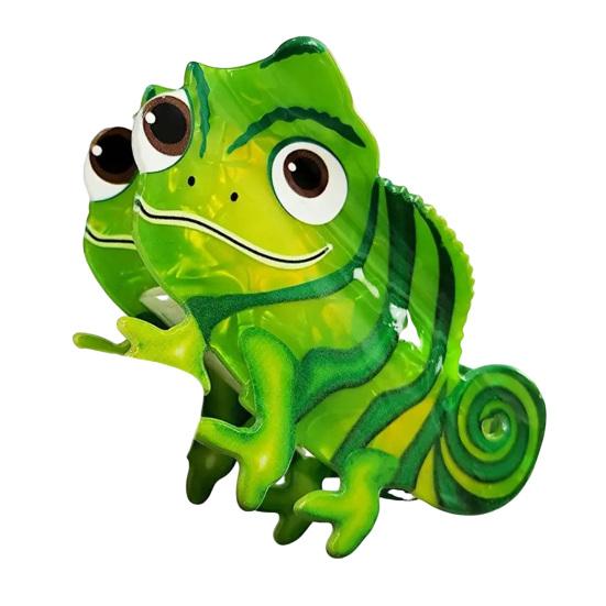 Acrylic Hair Claw Lizard Shaped Fade-Resistant Back Head Hair Clip Anti-slip Design Lightweight Comfortable Hair Claw