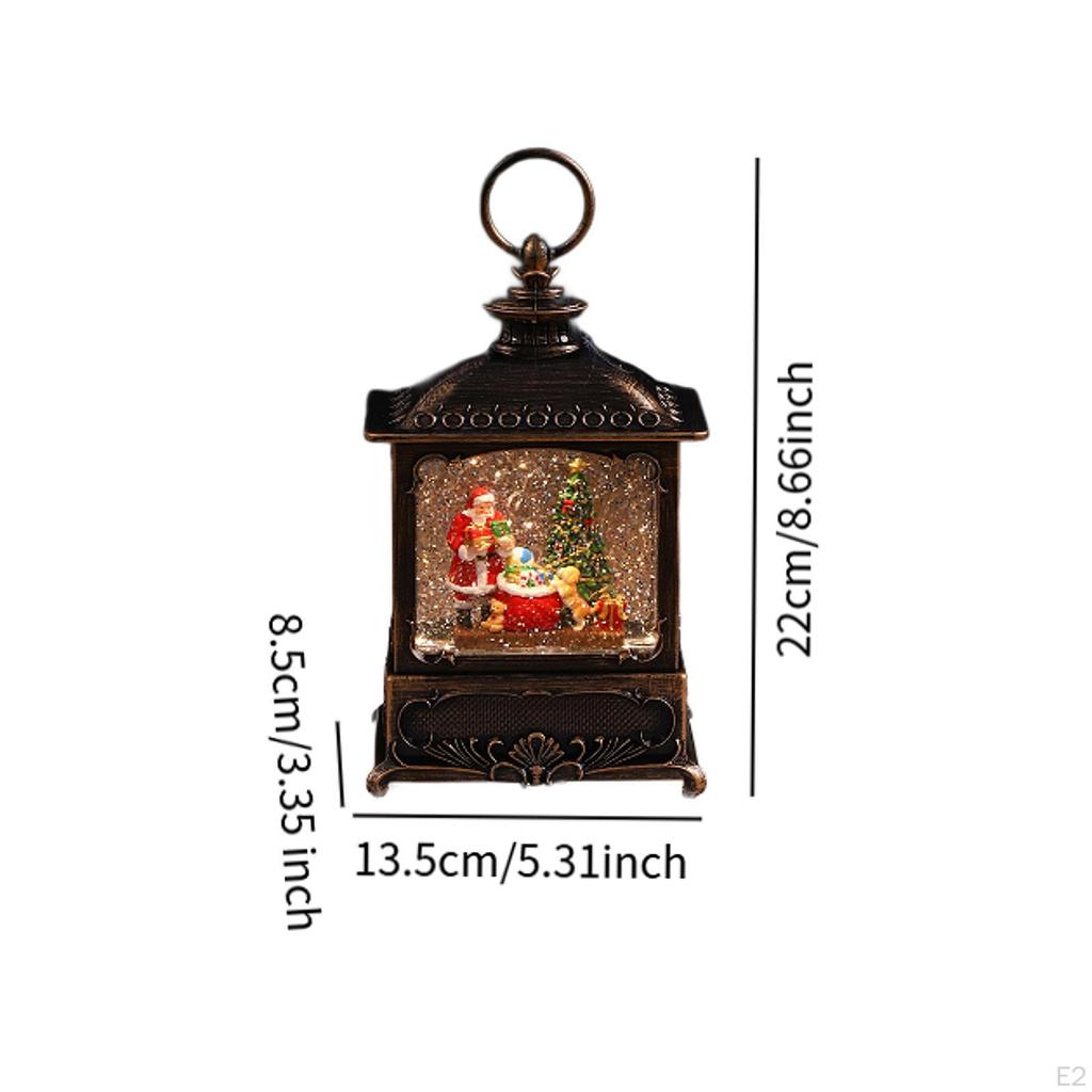 Christmas Music Box Decoration for Home with Scene And Crafts