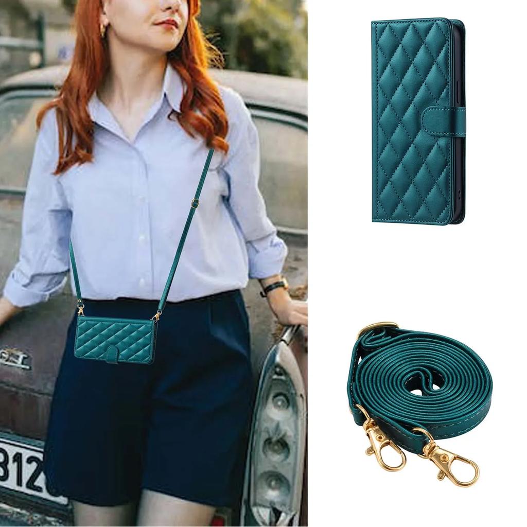 Crossbody Leder Handyhülle für XiaoMi RedMi A3 14C 13C Note 14 13 Pro Plus 12 11S 10S 12S 9S 10 9 8 Lanyard Flip Geldbörse Hülle