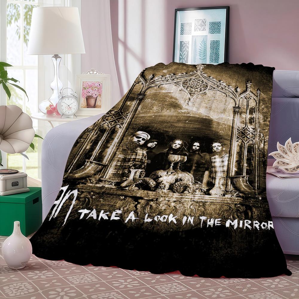 

Band Singer K-Korn Follow the Leader Blanket Warm And Soft Suitable For Bedroom Living Room Sofa Bed Office Travel Camping 30x40in