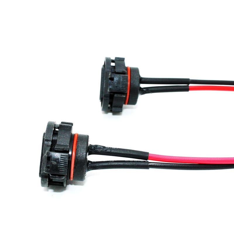 2pc Car 5202 H16 2504 PSX24W Female Male Socket Wire Relay Harness Cable Connector For LED 5202 H16 Led Fog Light Lamps