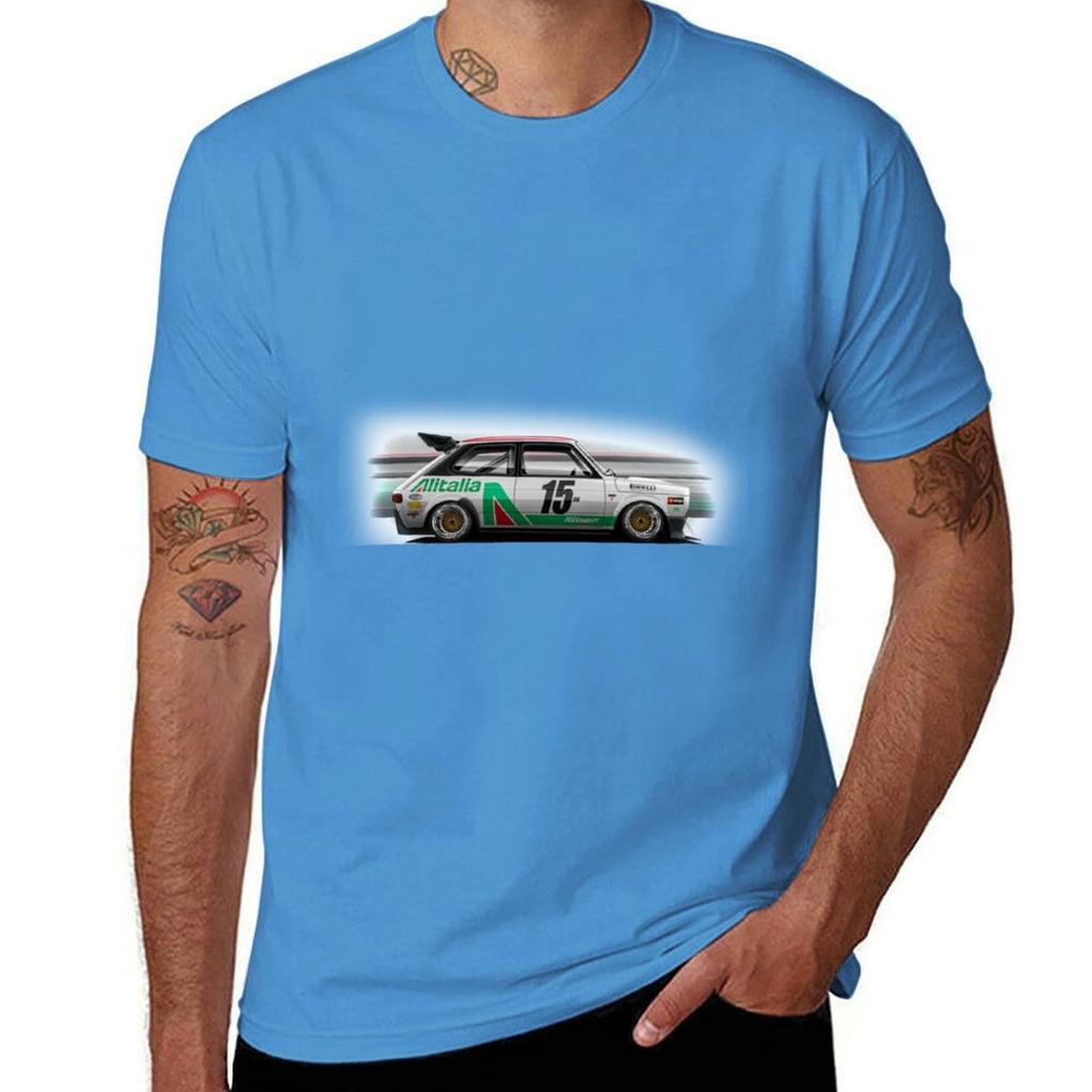 127 T-shirt Alitalia Racing Vêtements esthétiques hauts d'été vêtements esthétiques à séchage rapide t-shirts blancs pour hommes