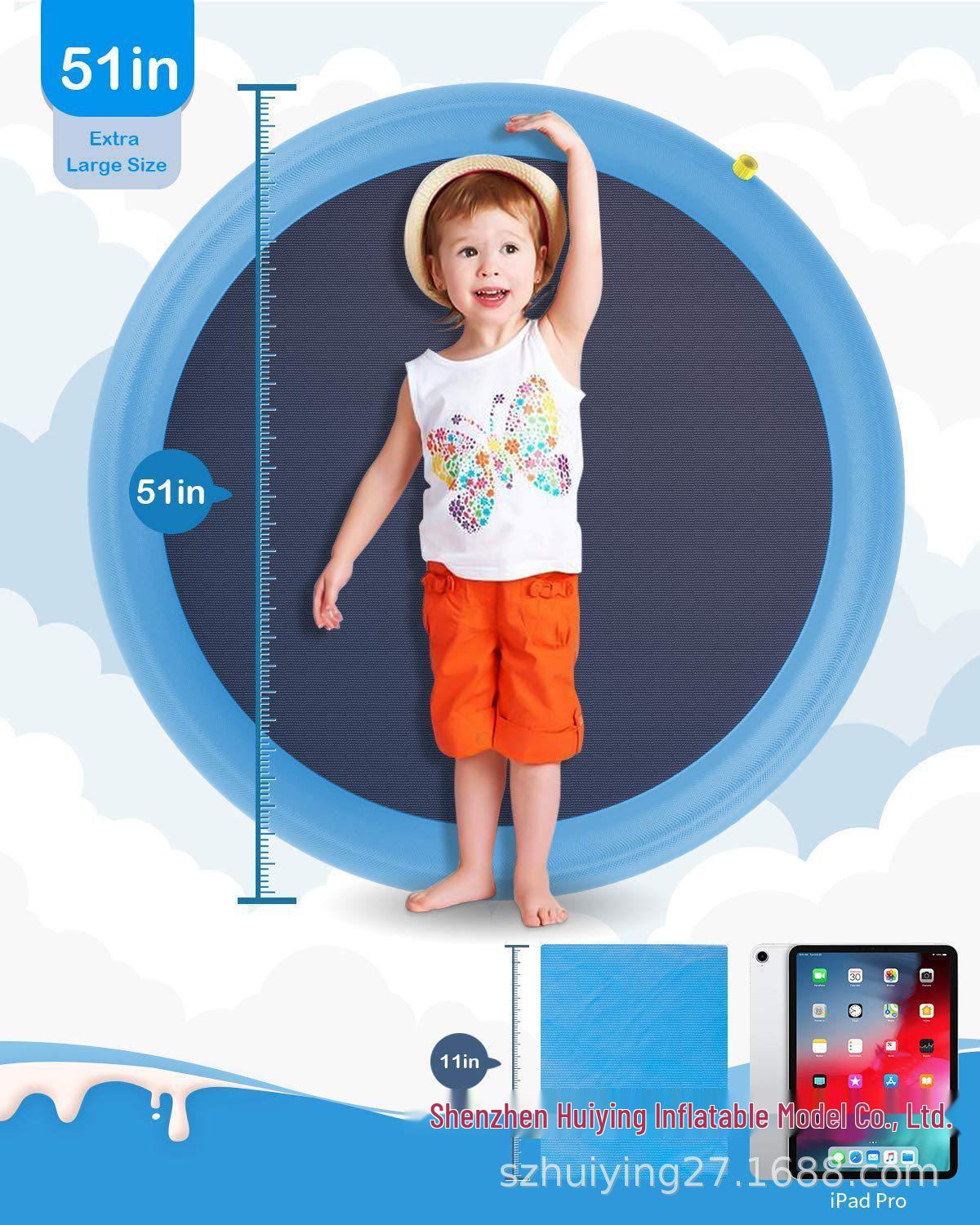 Popular PVC Pet & Child Sprinkler Pad: Thickened Outdoor Water Play Pool