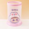 Kawaii Pen Holder Desktop Organizer  Cute Bear Bunny Stationery Cosmetics Storage Box