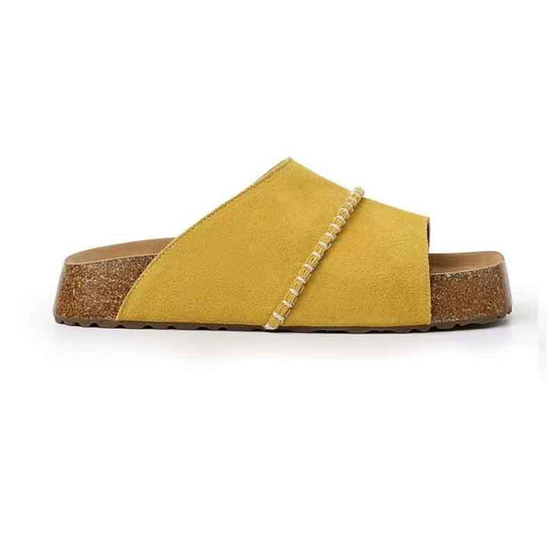 

Thick-soled open-toed cool slippers for women in the summer of 2025, new fashionable versatile one-pedal with skirt beach shoes 40