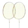 Full Carbon Fiber Badminton Racket Set for Men and Women - Durable, Lightweight, Offensive & Defensive, Professional Adult Singles & Doubles Play