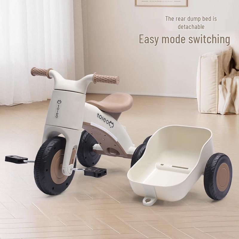 Children's Tricycle Stroller with Lights and Music for Boys & Girls