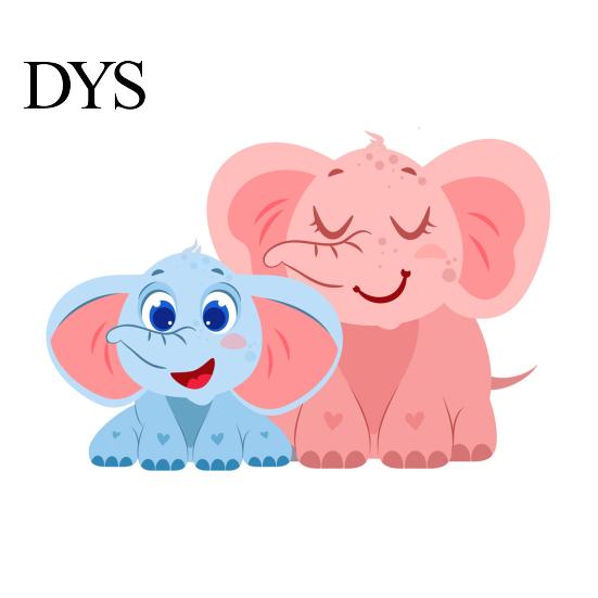 Decorative Party Scene Accents Cute Elephant Switch Sticker, PVC Waterproof Light Decal, Protective Cover for Safe Electrical Surround Stickers