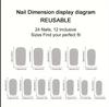 120Pcs Pink-White Gradient Press On Nails, Glossy Long Square French Fake Nails Full Cover Wearable Nail Tips