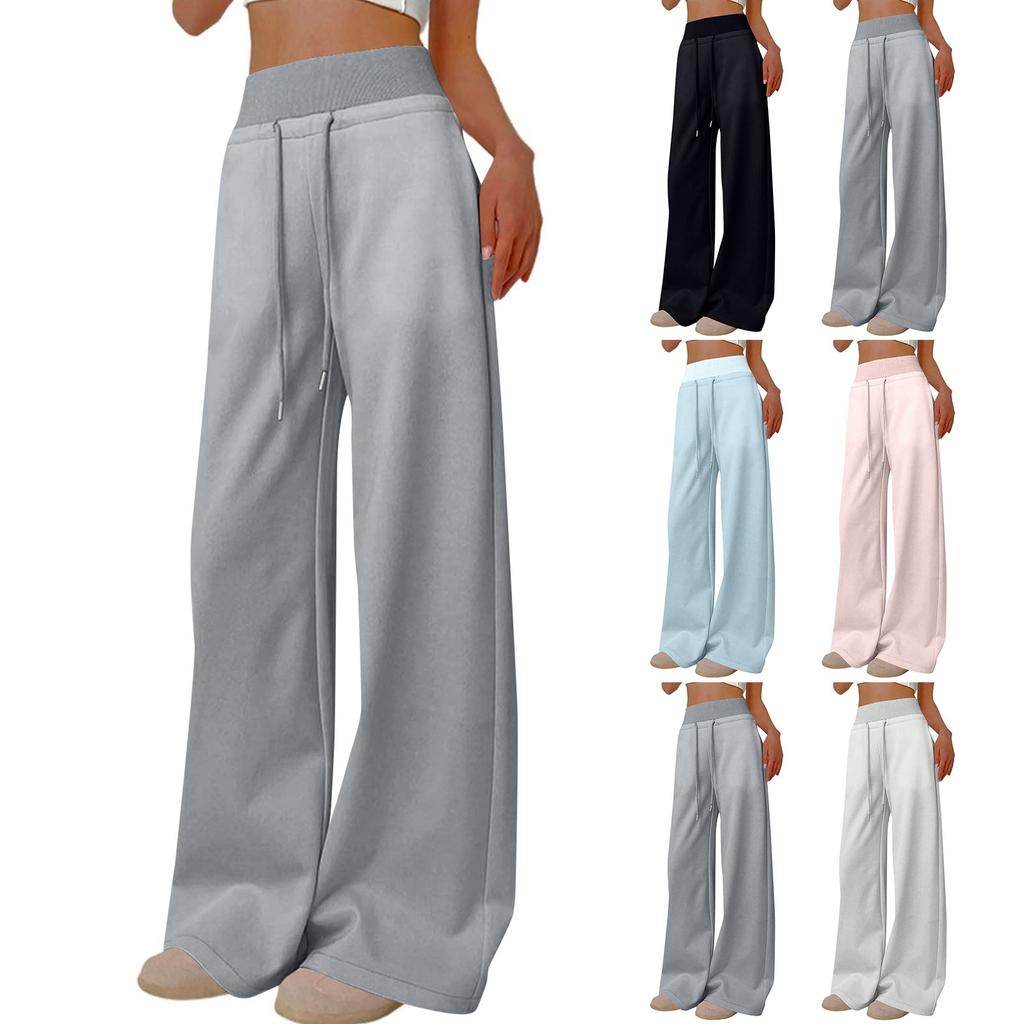 Women's Fashionable Quick-dry Leggings-style Solid-color Sports Trousers