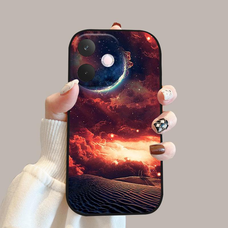 Dla Oppo A5 Pro 5G Miękkie Etui Kwiaty Moda Silikonowe TPU Zderzak Telefonu Pokrowiec Dla Oppo A 5 Pro 5G Urocze Ochronne Etui Fundas