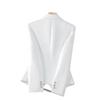 2025 Women's White Blazer: Versatile, Slimming, Long-Sleeve Western-Style Jacket for Spring & Autumn.