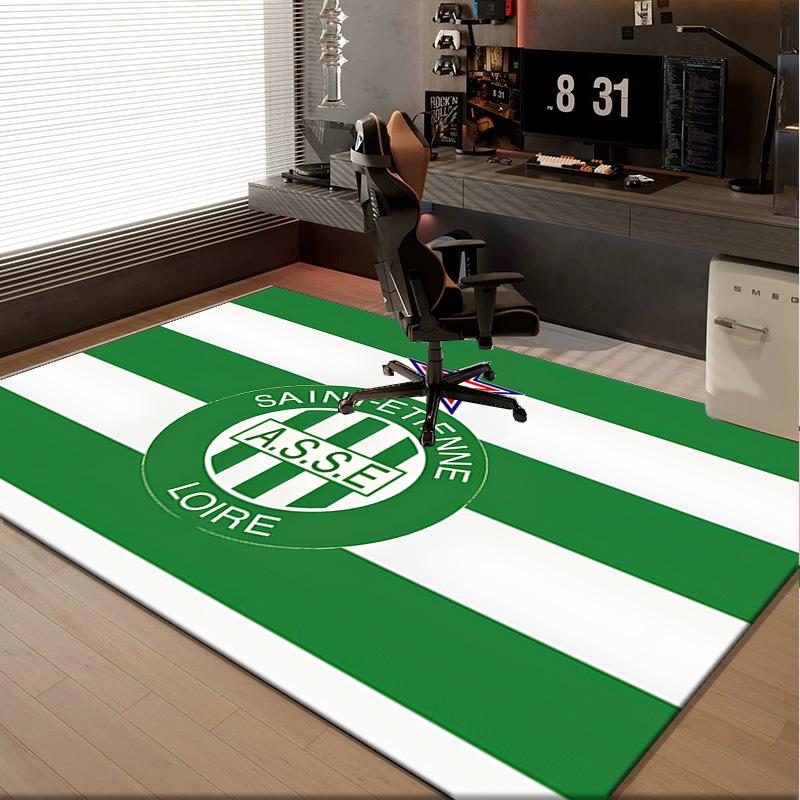 1PC rug Saint-etienne Football Club Carpet, Chair Rug,Area Rug for Office Bedroom living rooms bedroom, Doormat decor Christmas fan gifts