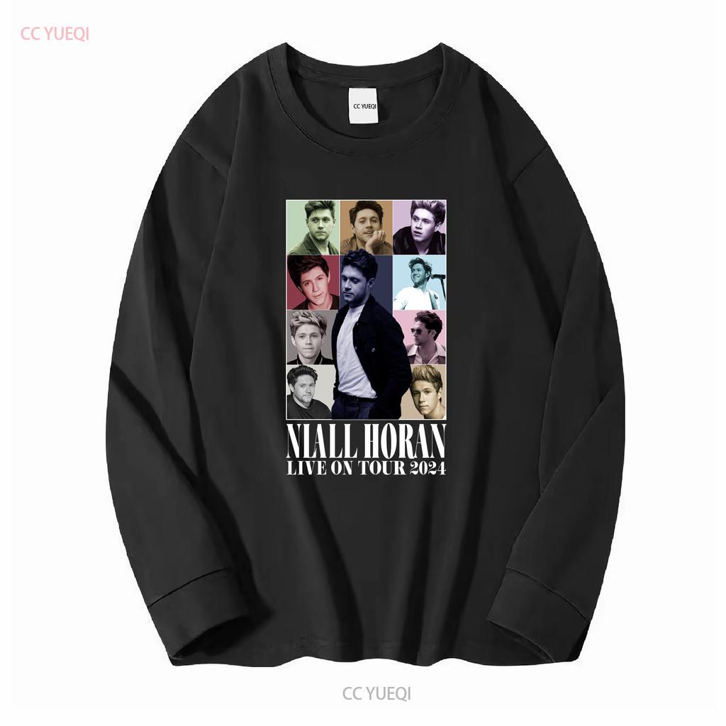 Niall Horan Live On Tour 2024 T-Shirt The Show Album Fan-Geschenk Merch Hello Lovers Lang- oder Kurzarm Vintage Leicht ausgewaschen
