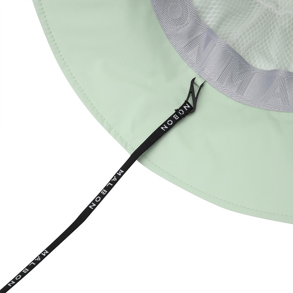 MALBON GOLF Basic Lettering Waterproof Bucket Hat Light Mint