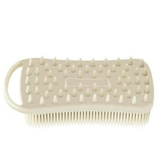 Double-Sided Silicone Bath & Massage Brush for Babies