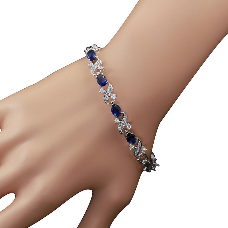 Korean Fashion Wedding Dress Zircon Bracelet Womens Sweet Birthday Gift
