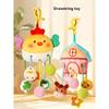 New Baby Bed Hanging Drawstring Toy Newborn Baby Stroller Toy Cute Animal Educational Toys Hand Grip Plush Bebe Fun Bedtime Toys