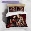 3pcs Custom Name Dark Angelic Fantasy Bedding Set Printed Bedding Set Duvet Cover Closure Includes 1 Duvet Cover & 2 Pillowcases Bedroom Decor