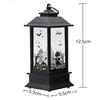 Small Halloween Simulation Flame Light Layout Desktop Decoration Vintage Style Hanging Oil Lamp