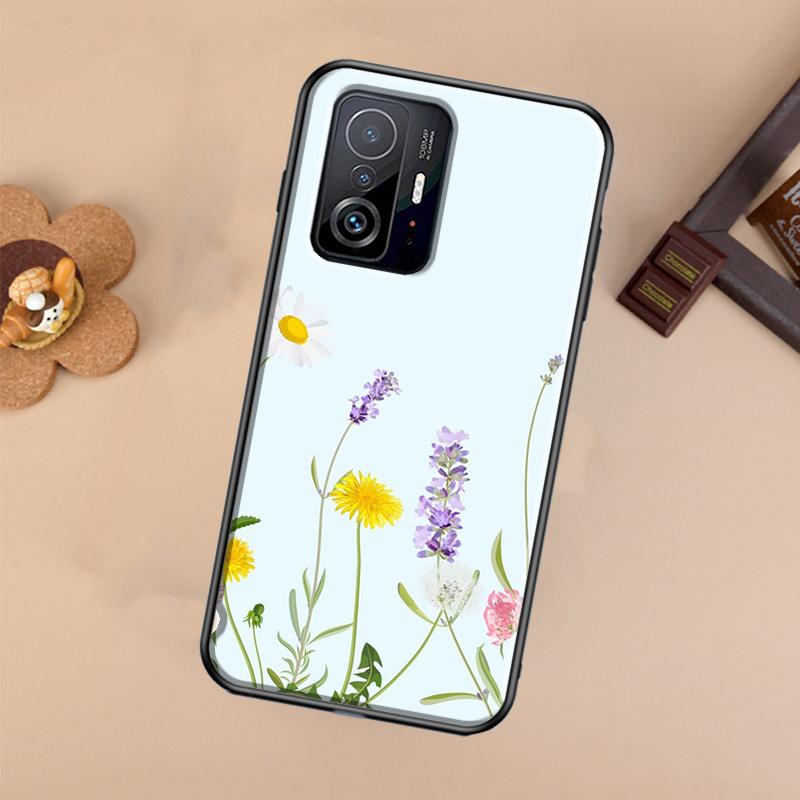 Lavender Purple Flowers Case For Xiaomi POCO X7 X6 X5 X3 Pro F3 F5 F6 M6 Pro 13 14 Ultra 11T 12T 13T 14T Pro Cover