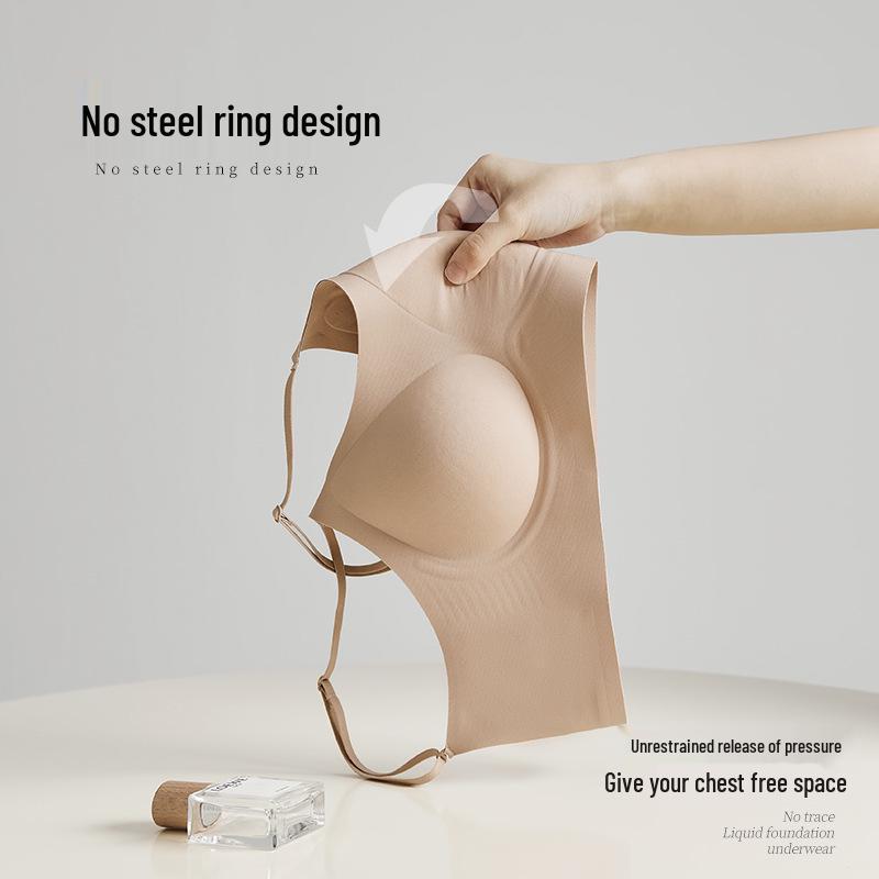 Seamless Invisible U-Strap Bra 9339 for Small Bust - Fragrant Foundation, Wireless & Backless for Women
