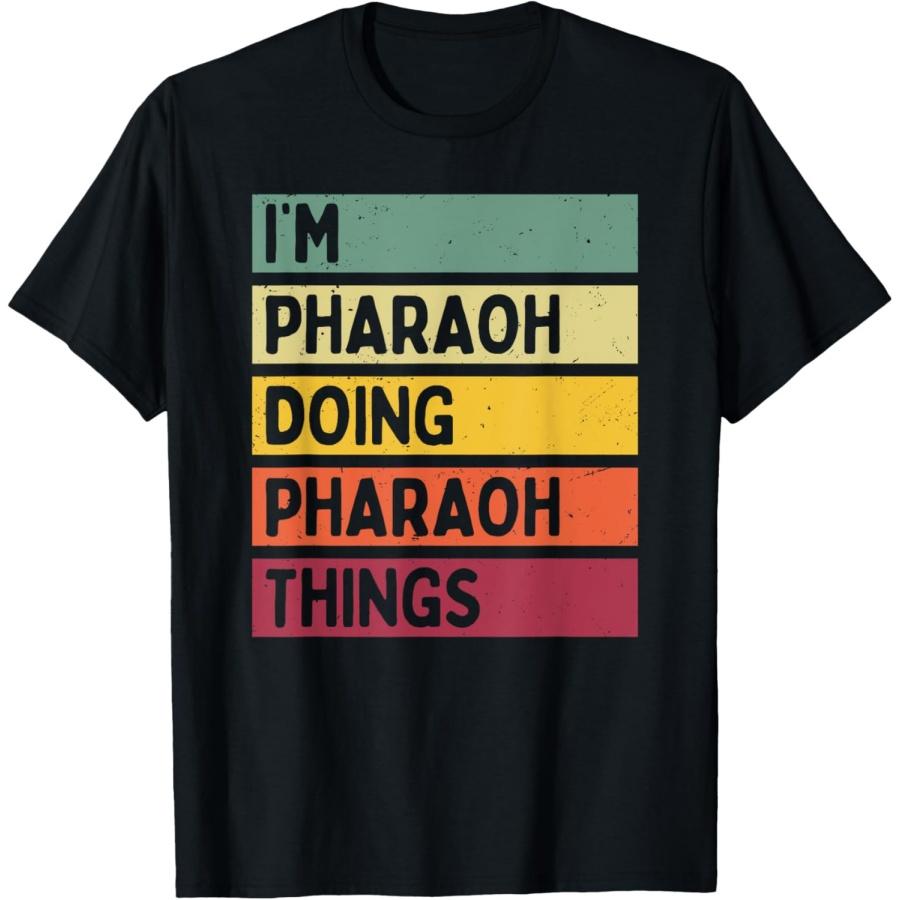 

Я Фараон Делаю Фараонские Дела Смешная Персонализированная Футболка с Цитатой XXXXXL чёрный