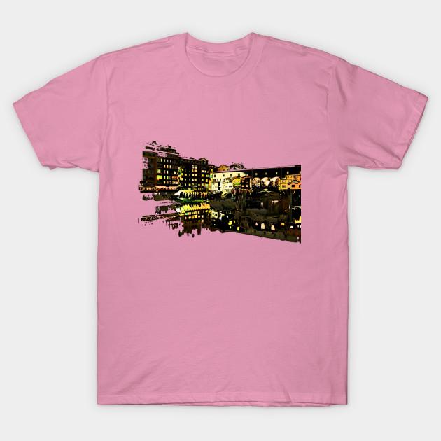 T Shirt Women Ponte Vecchio Harajuku Print Kawaii Tshirt Summer Short Sleeve Female T-Shirt Top Tee