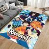 Radiant Anime Characters Carpet suitable as a non-slip mat for the living room or bedroom sofa