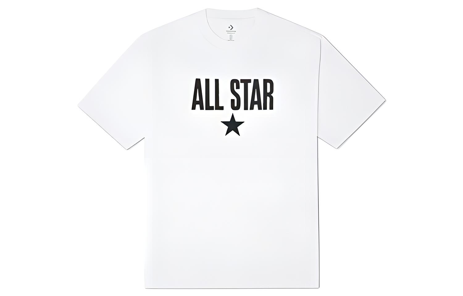 Converse Drop Shoulder Sleeve T Shirt Women s White 10023082-A01 L