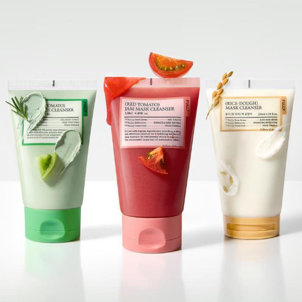 fully Pack Cleanser 120ml (Green Tomato/ Red Tomato/ Rice Dough)