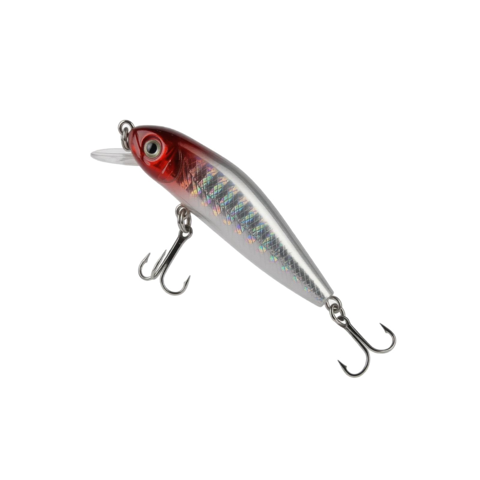 

6cm Mini Floating Fishing Lure 4 5g Bionic Design for Freshwater Stream Bass Targeting with Realistic Shape and Treble Hooks one size