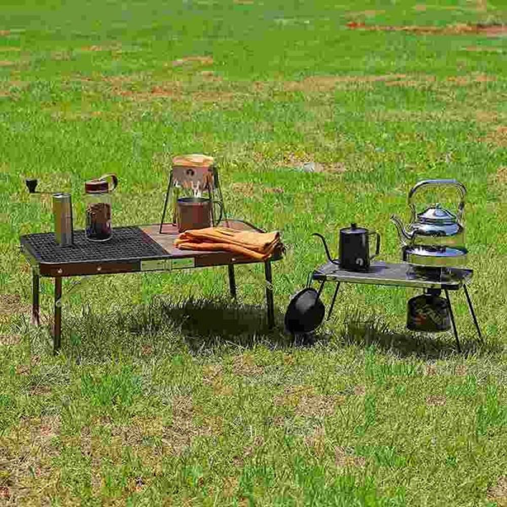 Captain Stag Uw 3583 [Camping Barbecue Kettle Kettle Full Water Capacity 1.5l Stainless Steel Wide Mouth Camping Kettle]