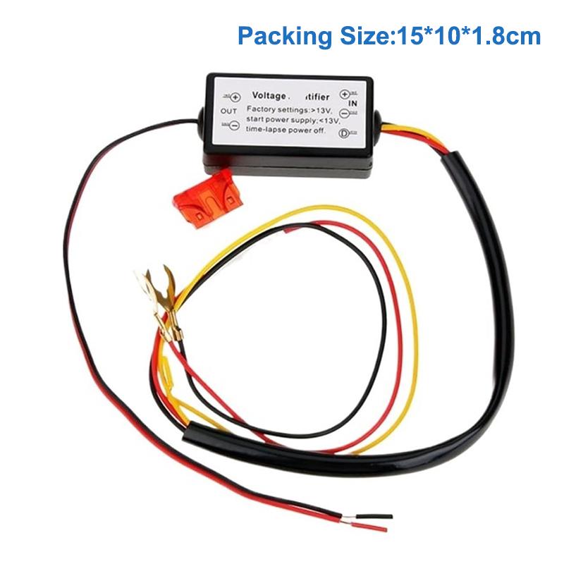 

DRL Controller Auto Car LED Daytime Running Light Relay Harness Dimmer On/Off Fog Light Controller Delay Light Delay Line